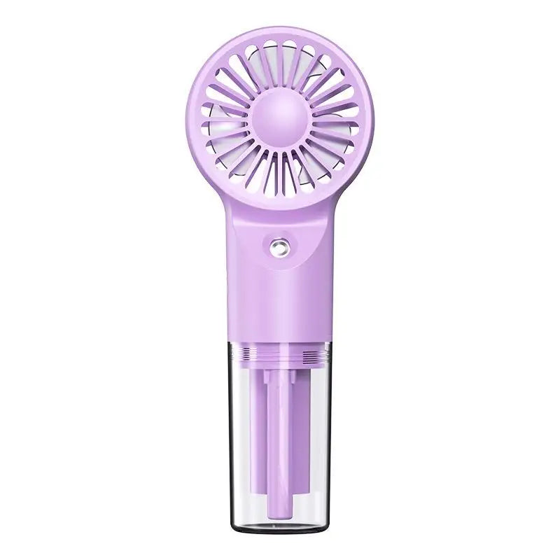 Mini Handheld Humidifier Fan Portable Mist Fan USB Rechargeable Battery Fast Charging Water Spray Hand Fan With Humidifier