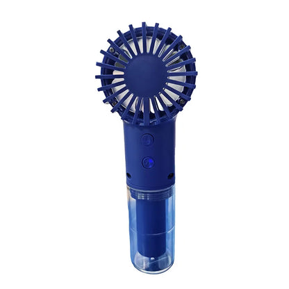 Mini Handheld Humidifier Fan Portable Mist Fan USB Rechargeable Battery Fast Charging Water Spray Hand Fan With Humidifier