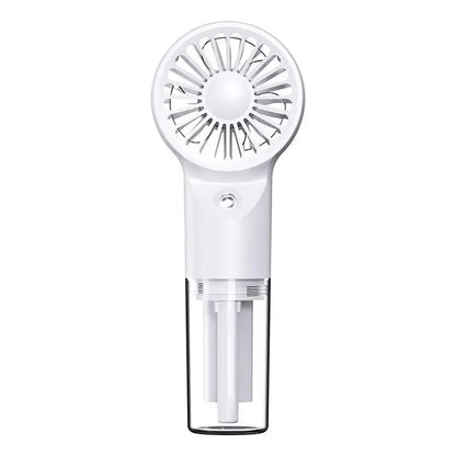 Mini Handheld Humidifier Fan Portable Mist Fan USB Rechargeable Battery Fast Charging Water Spray Hand Fan With Humidifier