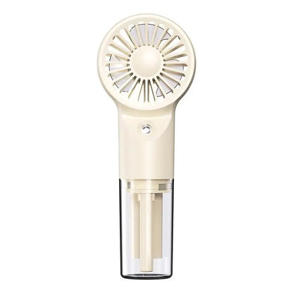 Mini Handheld Humidifier Fan Portable Mist Fan USB Rechargeable Battery Fast Charging Water Spray Hand Fan With Humidifier