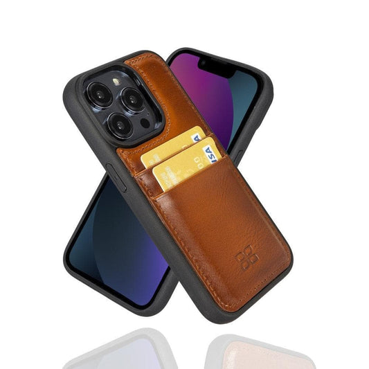 iPhone 15 Leather Case with CardHolder-0